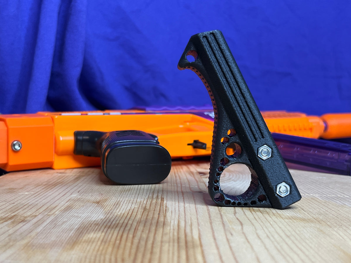 Ergonomic Nerf Foregrip & Foregrip Mini – Enhanced Blaster Control Stability