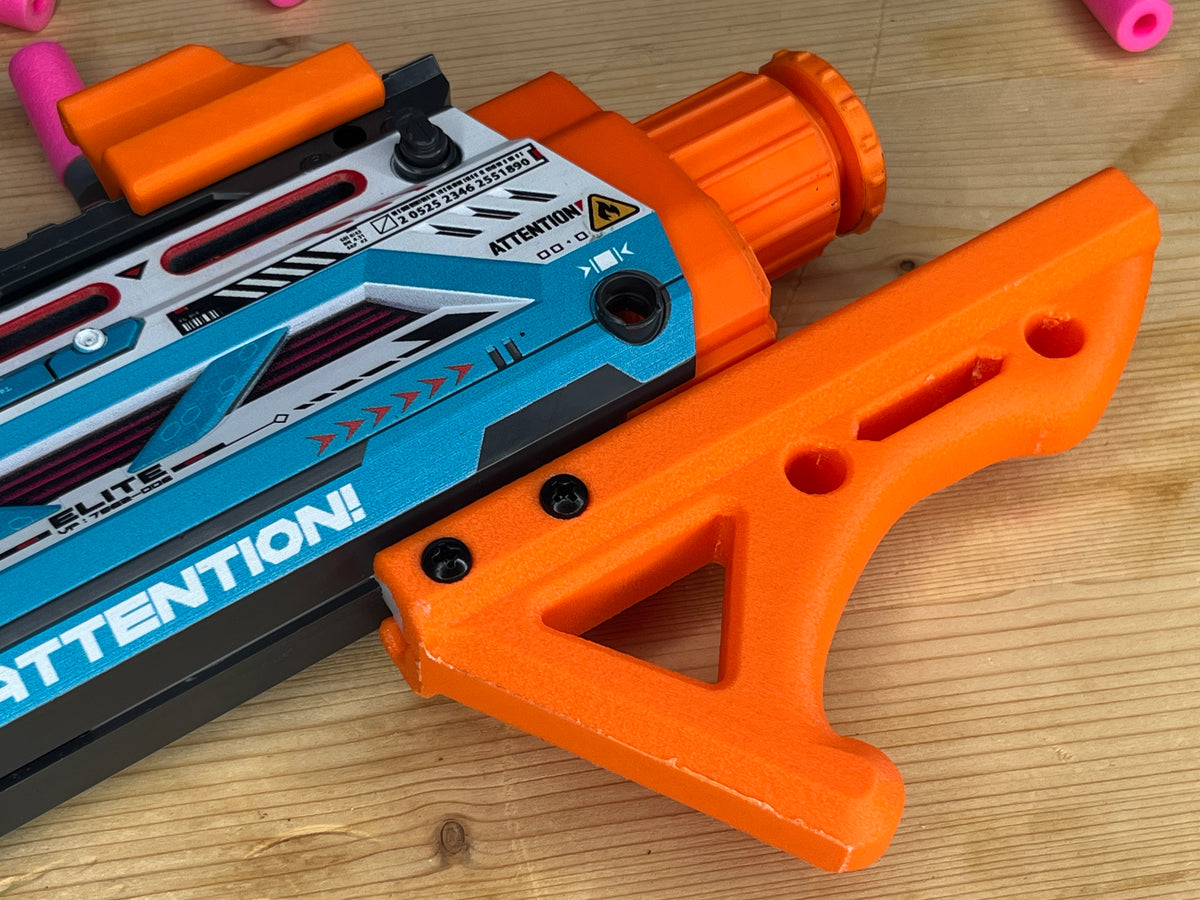 Ergonomic Nerf Foregrip Design No. 27.