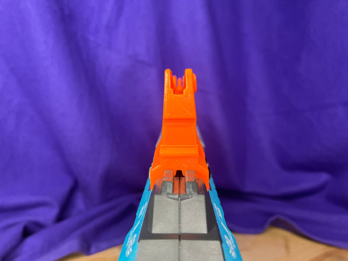 Nerf GROZA-like Carry handle and Iron Sights