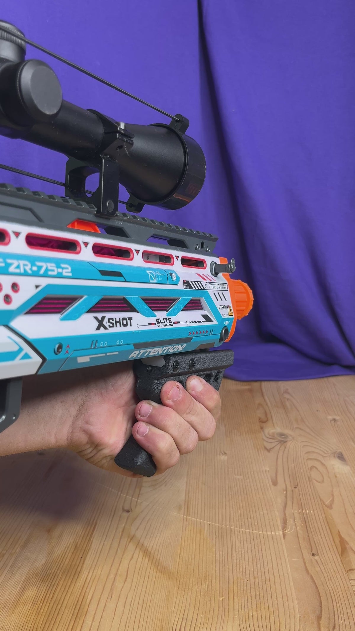 Ergonomic Nerf Foregrip & Foregrip Mini – Enhanced Blaster Control Stability No. 6.